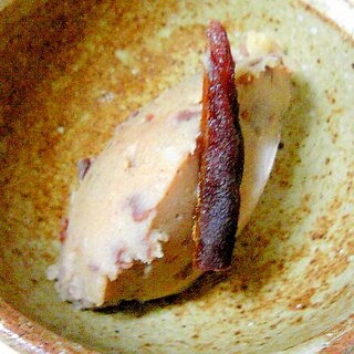 栗の渋皮煮で　シナモン風味のモンブラン